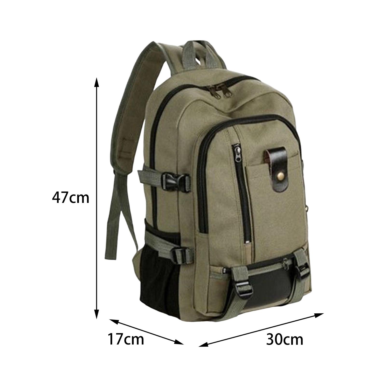 Large Canvas Travel Backpack L - огляд і ціна Canvas Backpack Casual